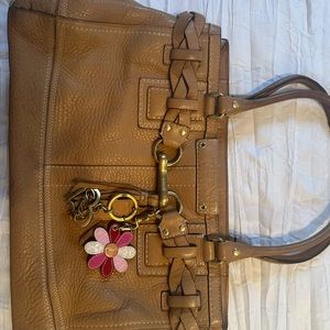 Leather Coach purse